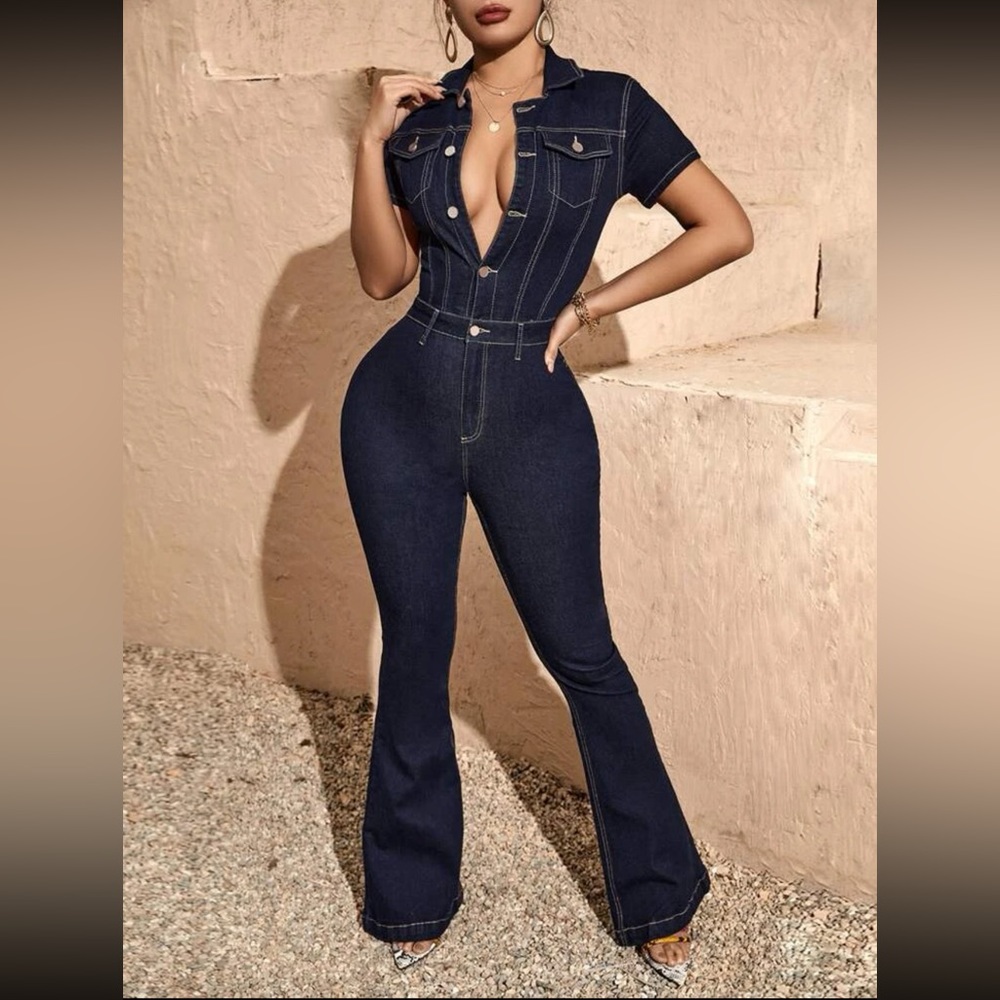 Denim jumpsuit
